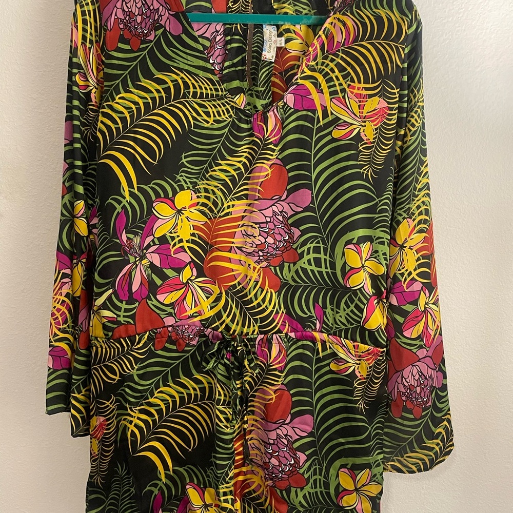 Vibrant Floral Print Romper